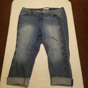 Torrid Cropped Boyfriend Pants